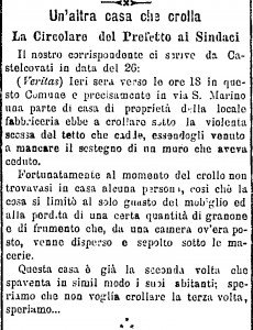 Articolo de La Sentinella Bresciana 28 marzo 1901